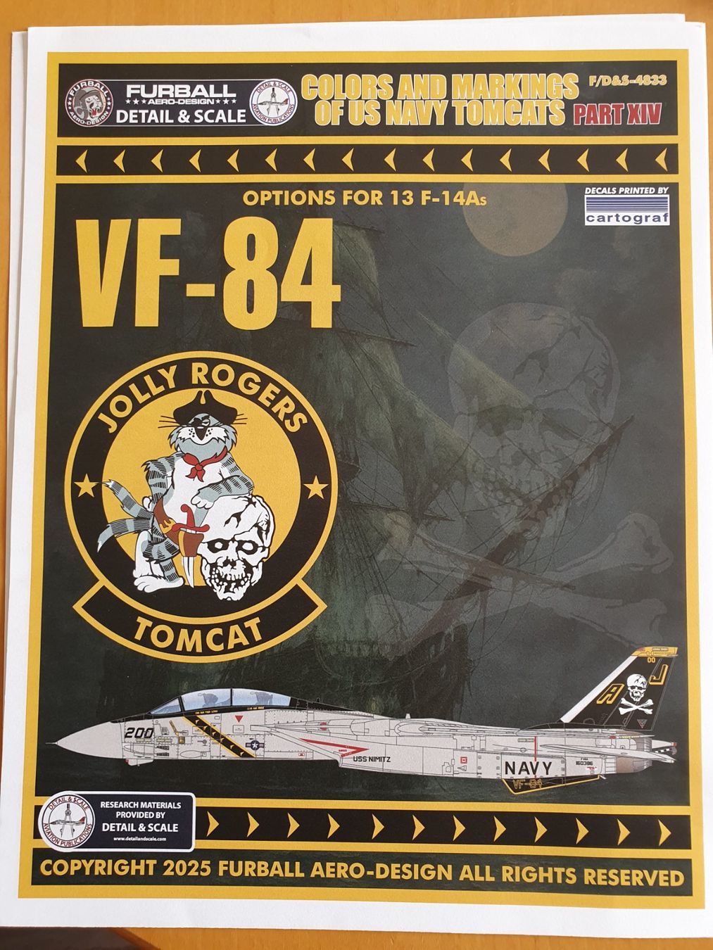 Kit di modellismo & Modellini statici: Super Decals F-14 Jolly Rogers – Usato da Sion venduto da Raphmd