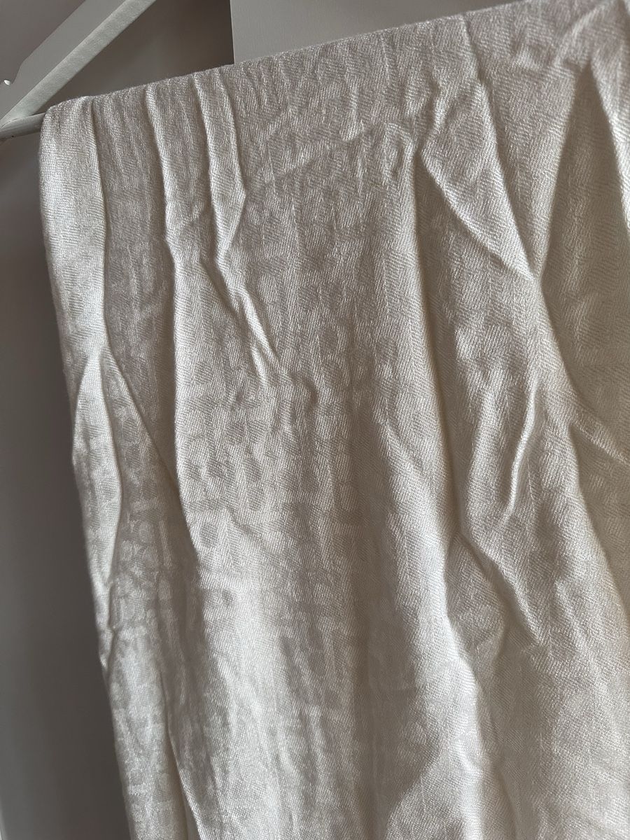 Benetton Foulard & Sciarpe: Benetton Schal weiss Baumwolle – Usato da Münsingen venduto da Secondhand89 1
