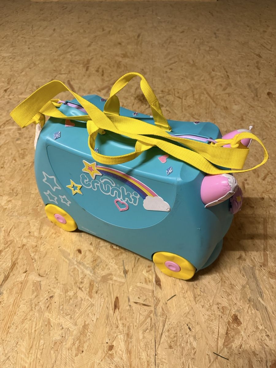 Trunki Reisekoffer: Trunki Kinderkoffer Rollkoffer mit Tragegurt – Gebraucht aus Schaffhausen von Seko1