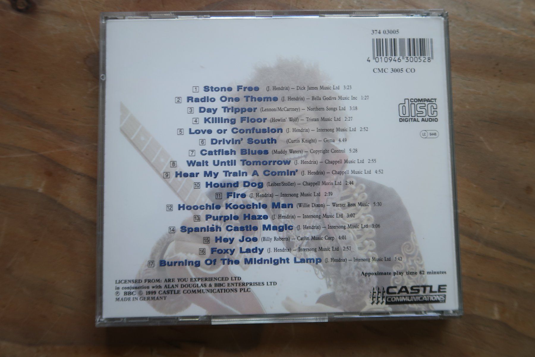 CD: JIMI HENDRIX EXPERIENCE - RADIO ONE - CD – Usato da Basel venduto da Patiscat 1