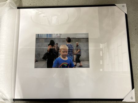 Fotografie in Bildrahmen mit Passepartout