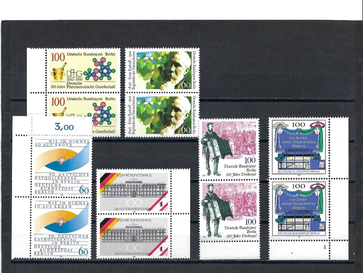 Alle Briefmarken: Deutsche Bundespost Berlin 1990 Postfrisch – Neu (gemäss Beschreibung) aus Bronschhofen von Imsr