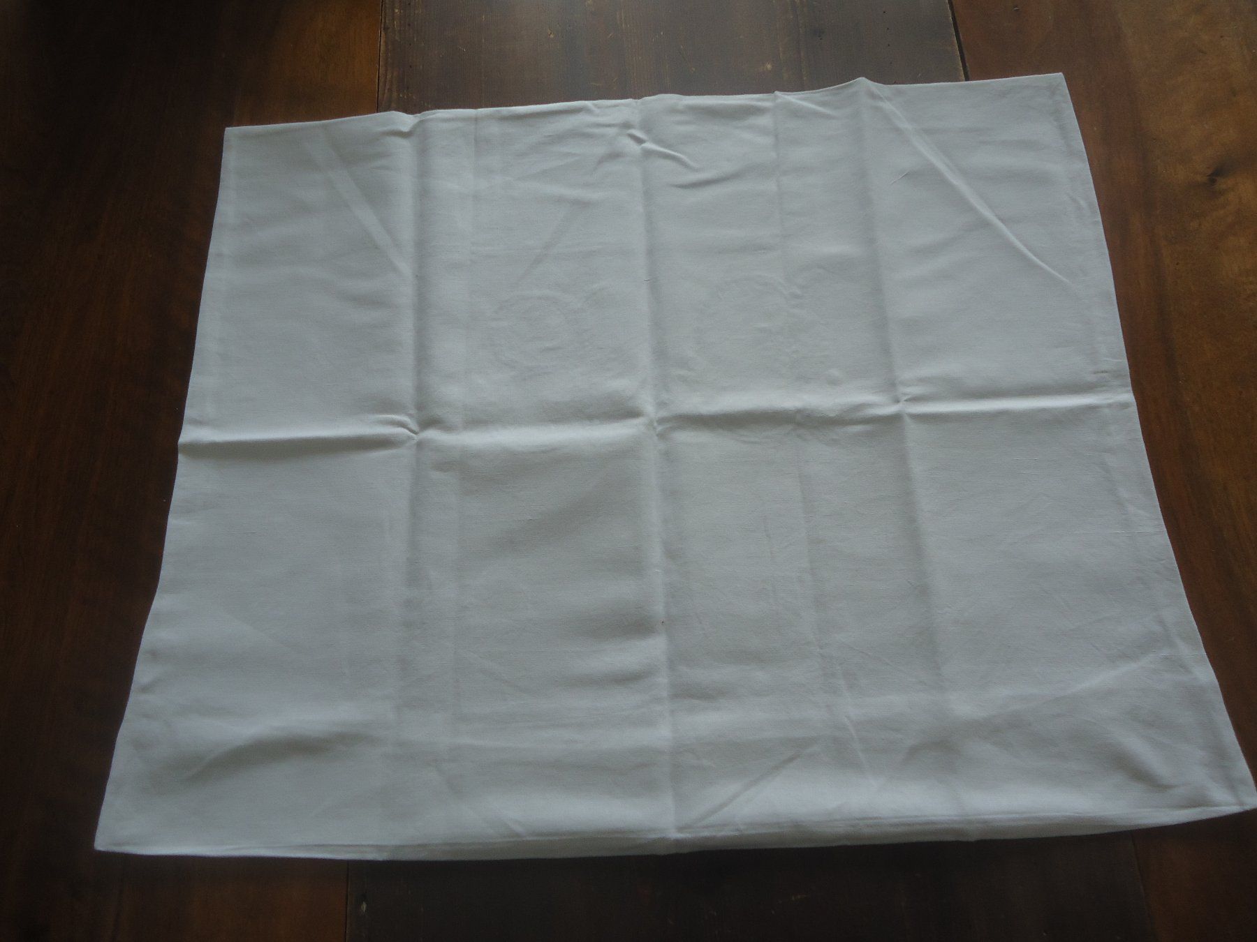 Biancheria da letto: Taie d'oreiller ancienne - Coton - Bordée : D.B. – Usato da Vessy venduto da mafabe 3