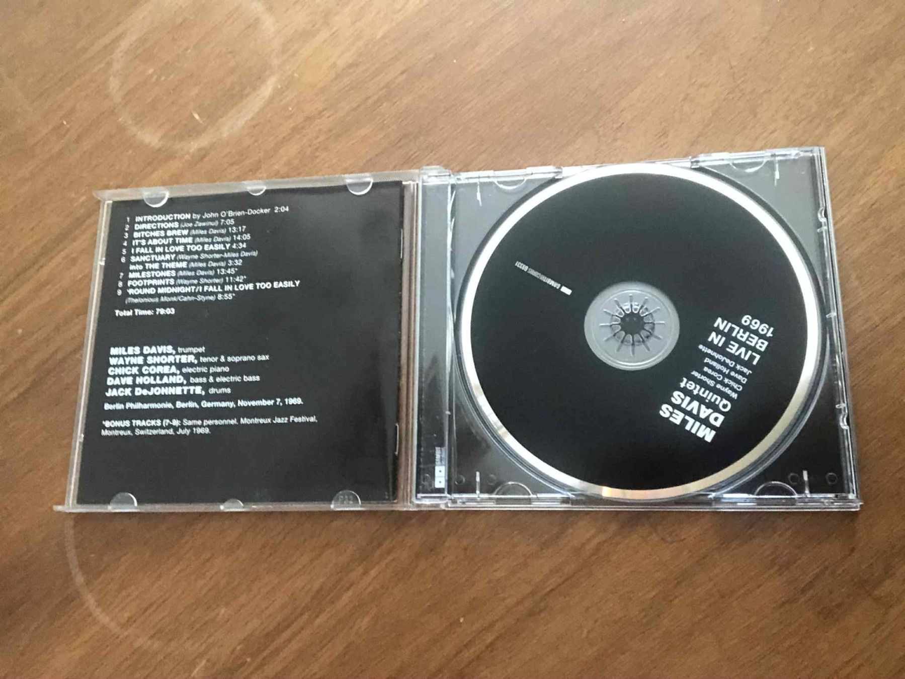 CDs: Miles Davis Quintet - Live in Berlin 1969 CD – Gebraucht aus Lausanne von sim_bc8q 2