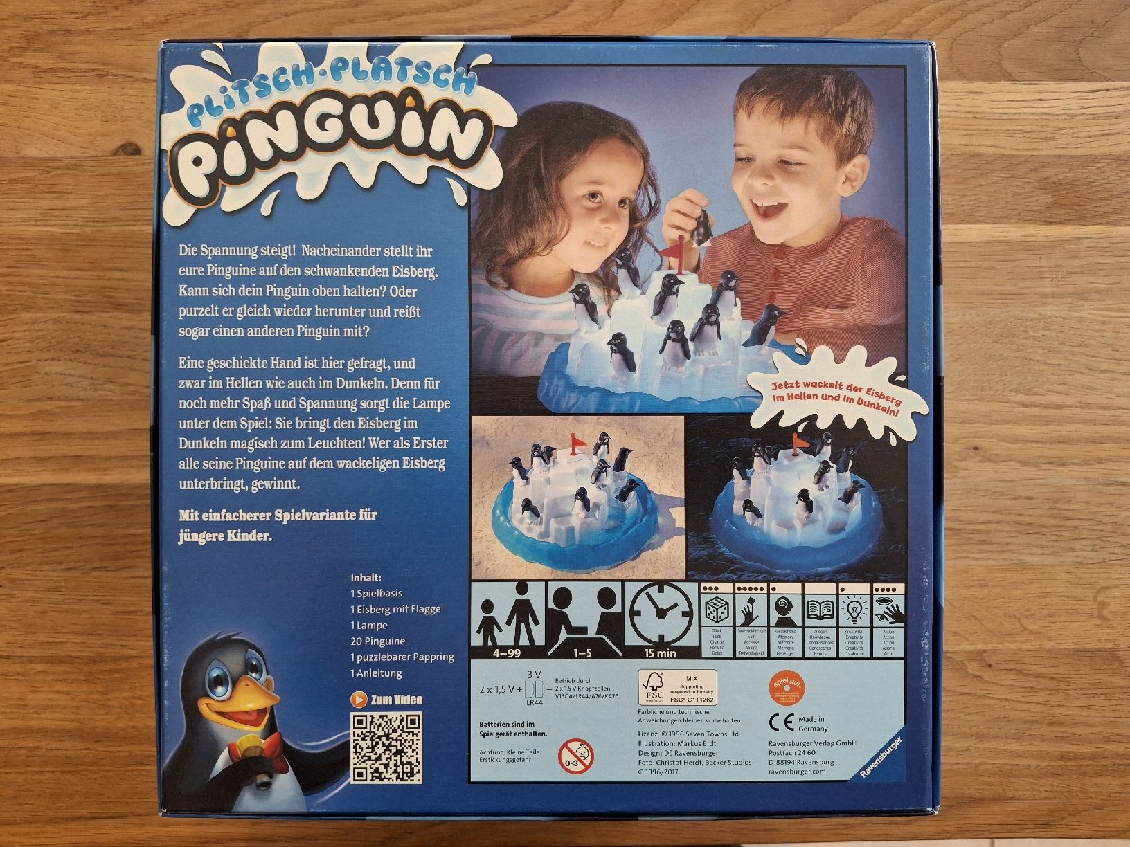 Ravensburger Spiele: Plitsch-Platsch Pinguin Spiel – Gebraucht aus Zürich von Vordermannd86 1