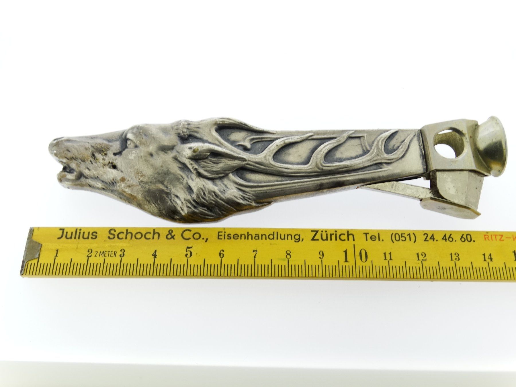 Sigari: Wmf Jugendstil Zigarrenschneider Hirsch Metall versilbert – Usato da Adliswil venduto da Isaac_92 6