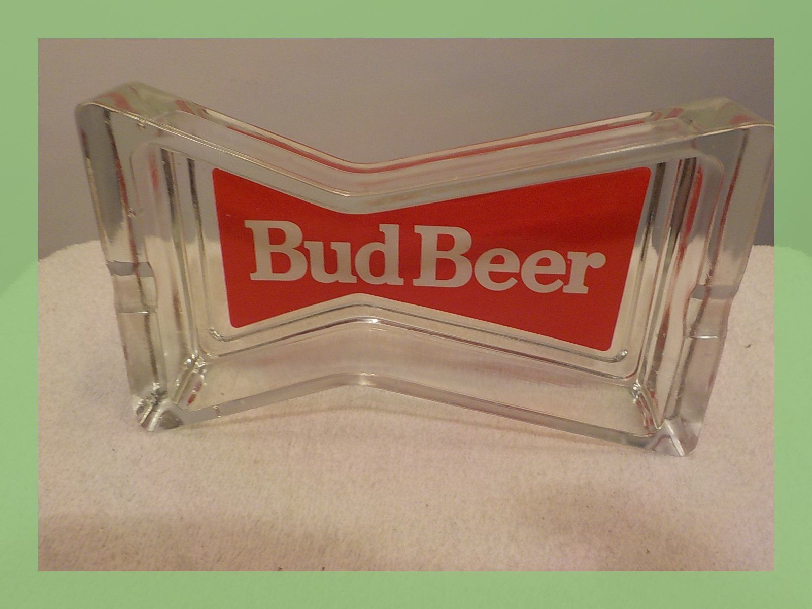 Portacenere: Aschenbecher Budweiser Glas transparent – Usato da Bülach venduto da Freieck 4