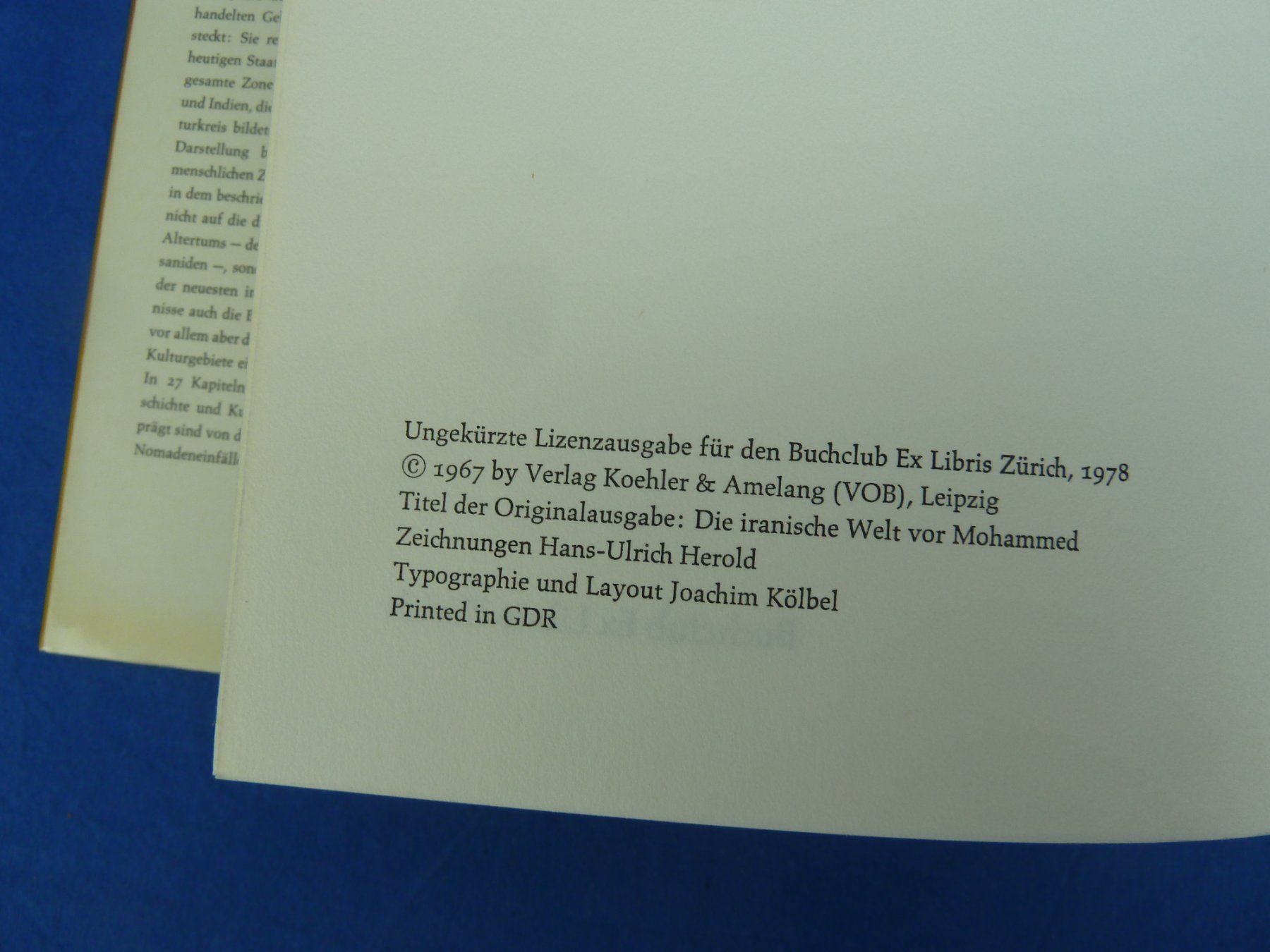Libri: Das alte Persien - Burchard Brentjes - Ex Libris - 1978 – Usato da Schlattingen venduto da Compubert 3