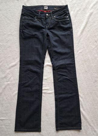ONLY Damen Jeanshose Gr. 27/32 dunkelblau