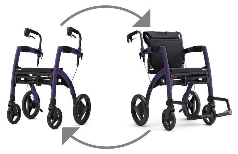 Gehhilfen: Rollz Motion 2 Rollator & Rollstuhl 2-in-1 neuwertig – Gebraucht aus Oftringen von isa_5cwl 1