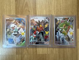  Pokémon premier partenaires Moustillon Gruikui Vipélierre