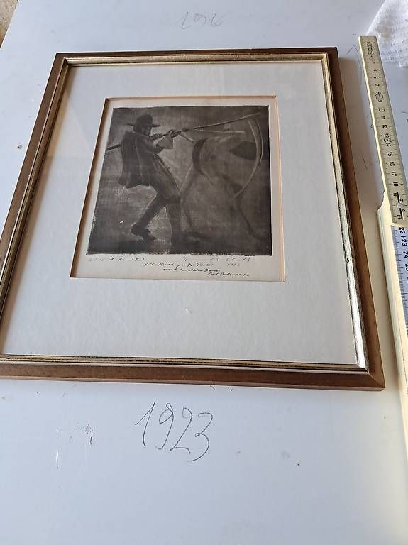 Dipinti: Quadro disegnato a mano ,con firma  – Usato da Figino venduto da cau_pcd6