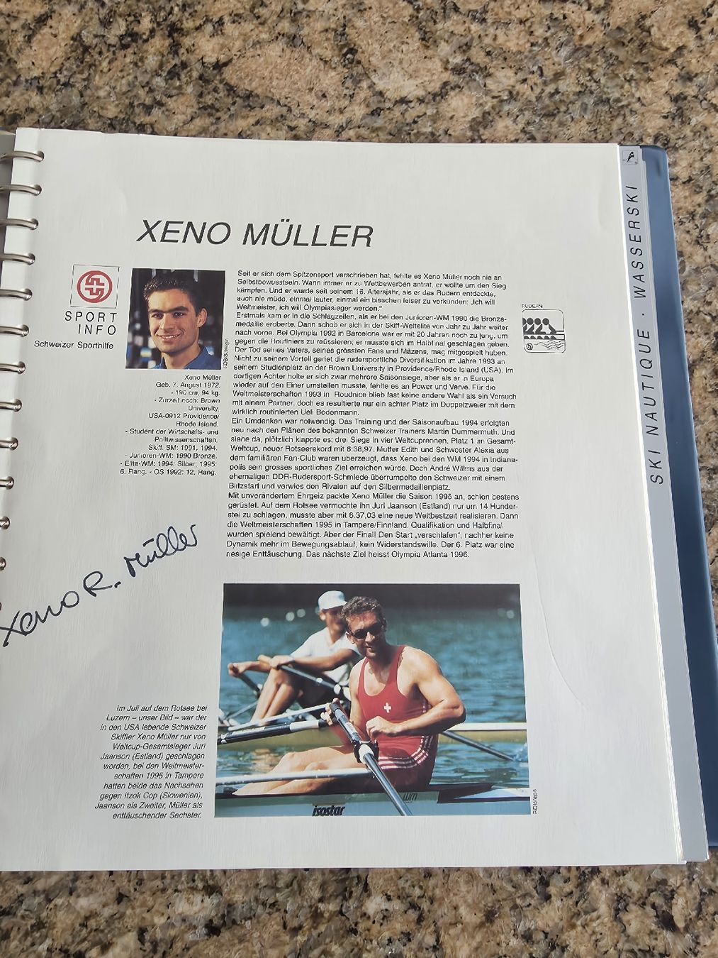 Alle Briefmarken: Briefmarkensammlung Stiftung Schweizer Sporthilfe 4 Ordner – Gebraucht aus Recherswil von Claudia67 8