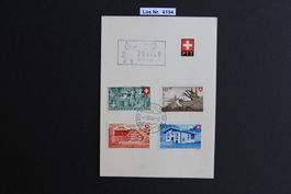PP PTT Faltbögli mit Sonderstempel 1946             Los 6194