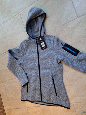 Neu CMP Fixhood Fleecejacke Gr.42 N.P:63.00