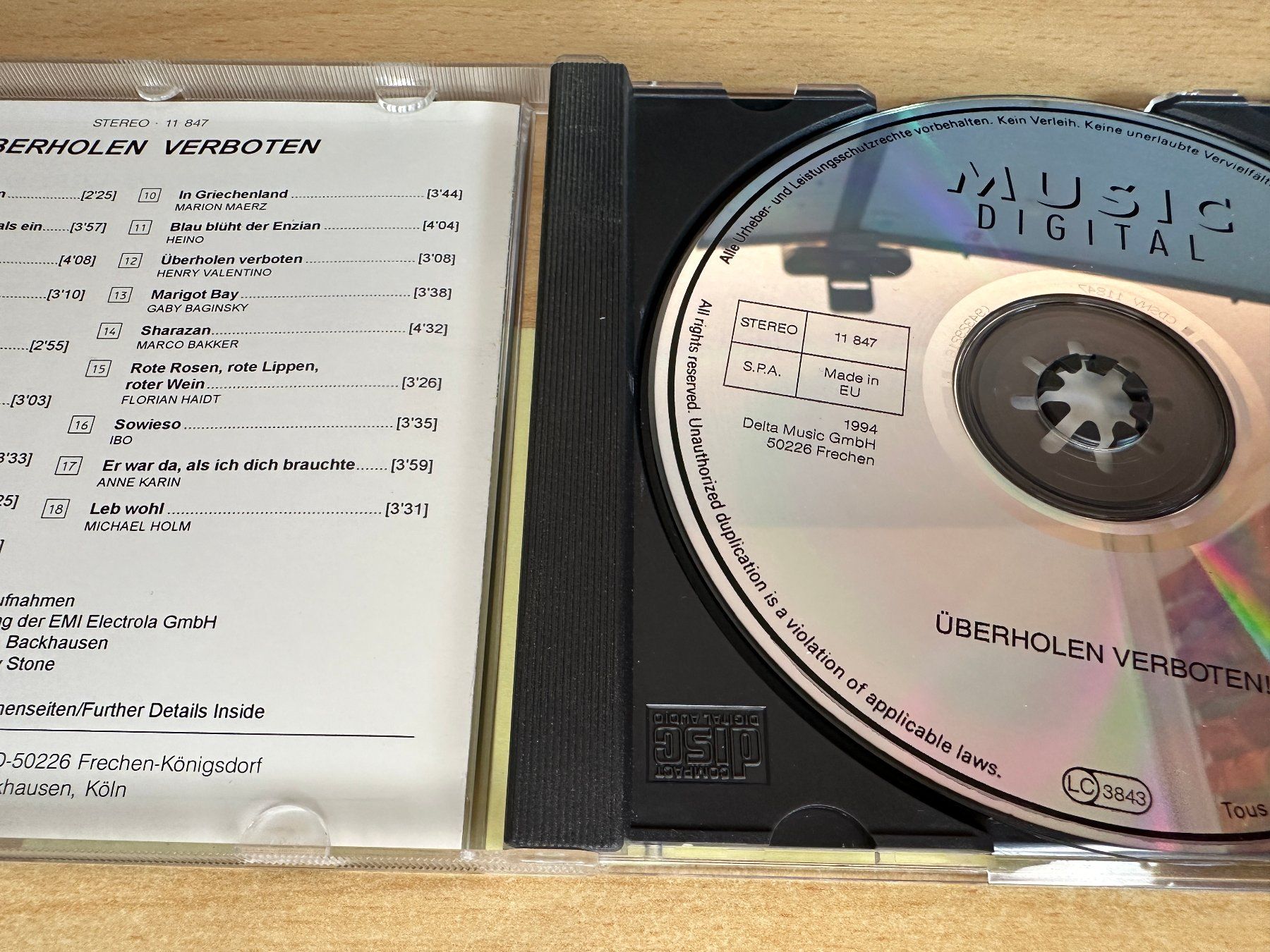 CD: Various – Überholen Verboten! – Usato da Rikon im Tösstal venduto da Alpenmutz 2