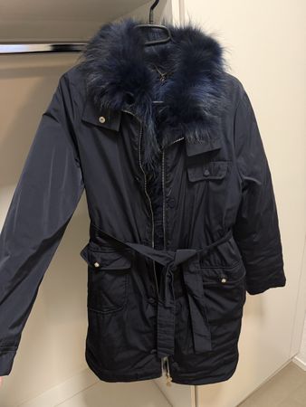 LIU-JO Winterjacke mit Pelz, Grösse 42, neuwertig