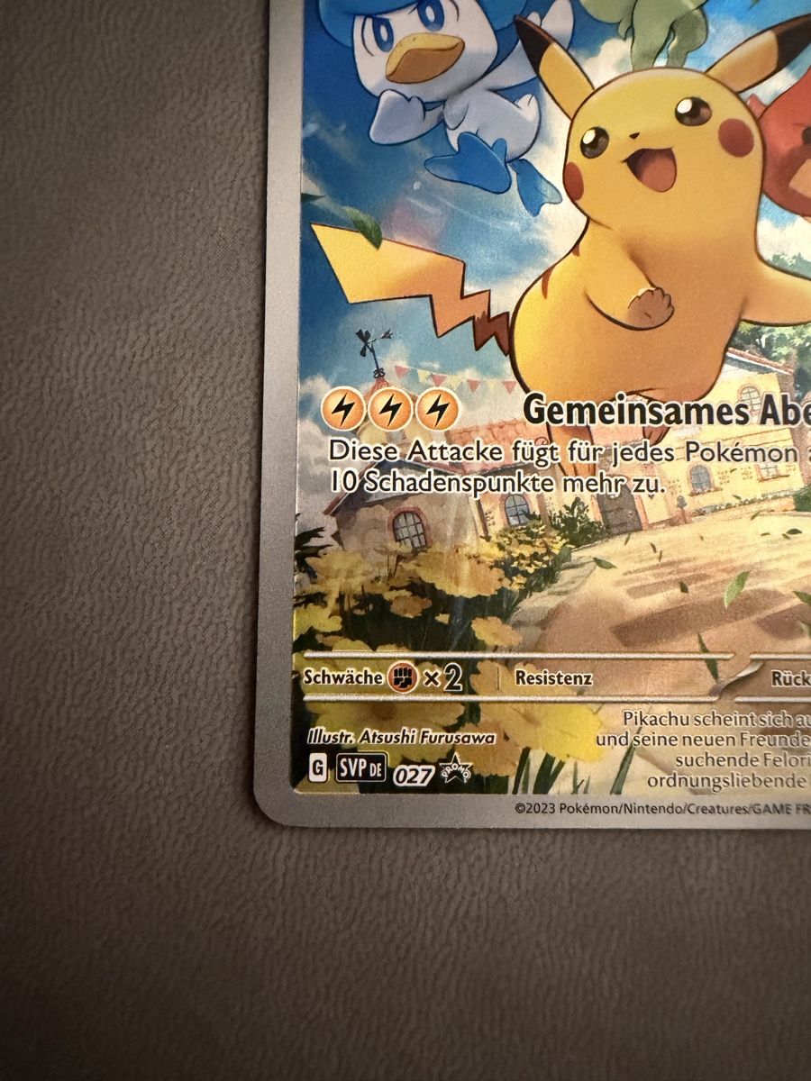 Pokémon Cartes à collectionner: Pikachu (SVP 027) – D'occasion à Biel/Bienne par SeeLoewe55 5