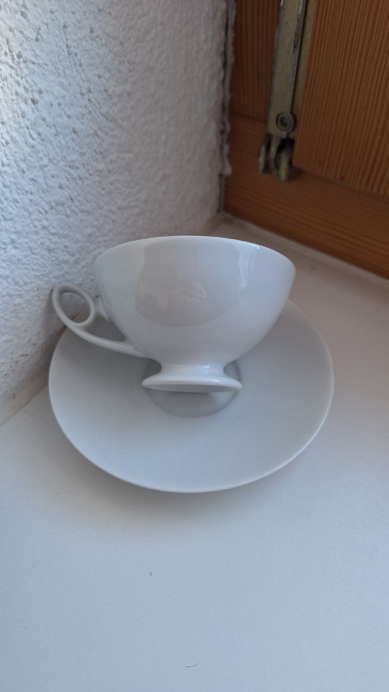 Tazze: Edle Tirschenreuth Teetasse mit Unterteller max 8 stk – Nuovo e nell'imballaggio originale da Schwarzenbach SG venduto da ct-porzellan 1