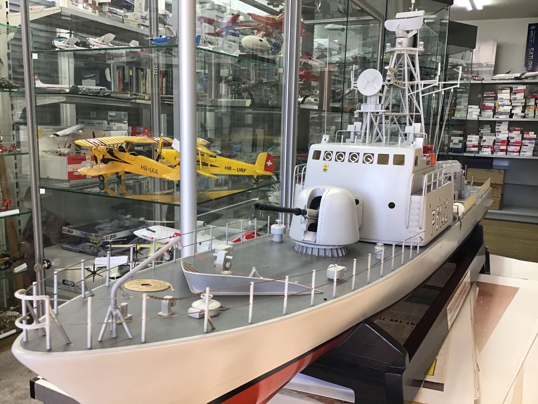 RC Modellbau: Modellboot P6142, Handarbeit. 145cmx22cmx55cm – Neu (gemäss Beschreibung) aus Männedorf von Modellbau-wyss 1