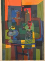 Marcel Mouly handsigniert Lithographie Druck Multiple Kunst