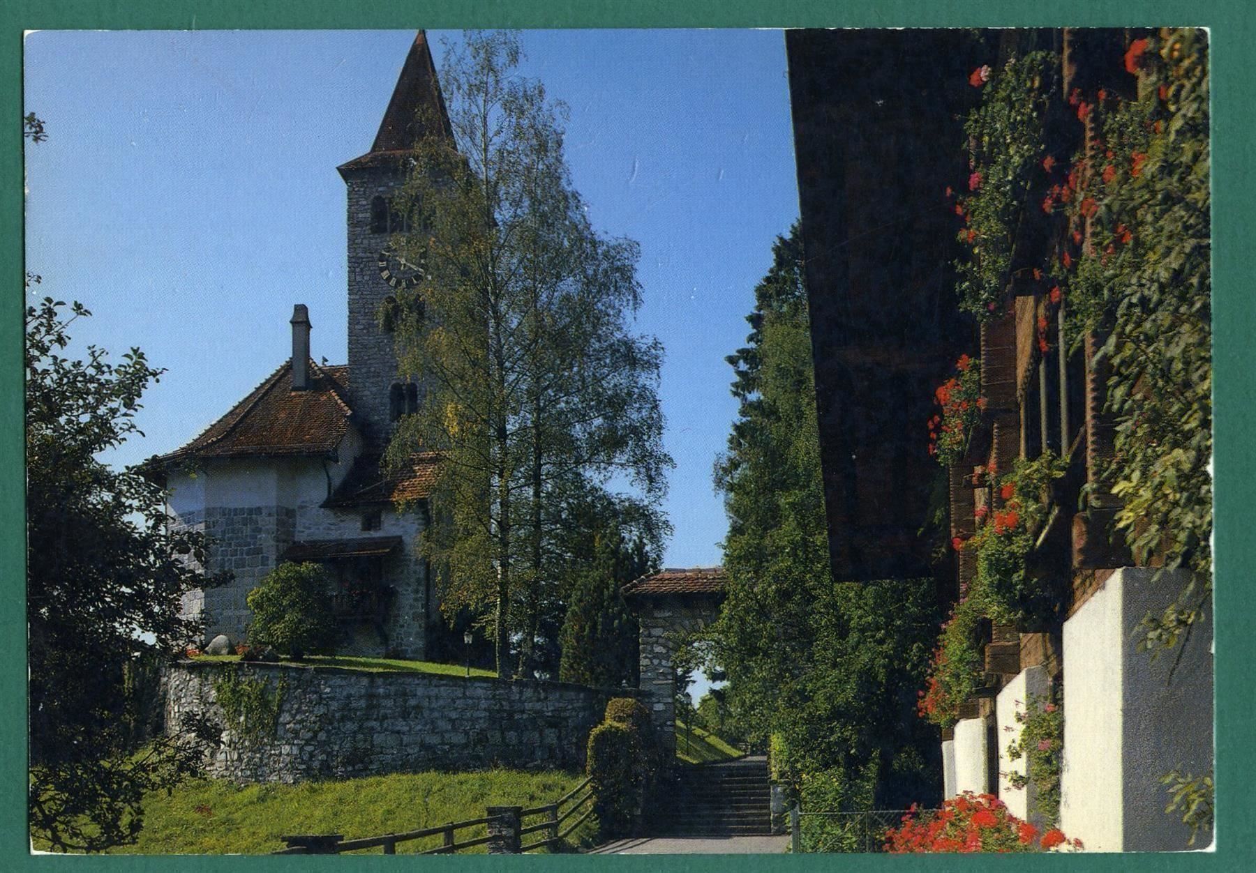 Cartoline postali: Brienz, Kirche, ungelaufen, Grossformat, ca. 1970 – Usato da Sargans venduto da Hausi1951