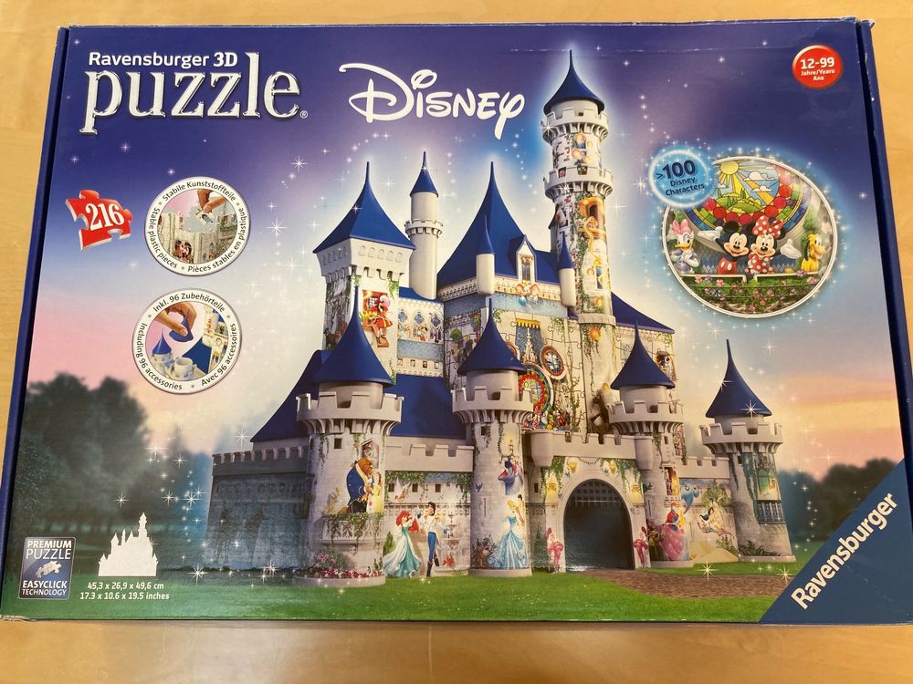 Puzzle 3D Ravensburger Disneyschlods Kaufen auf Ricardo