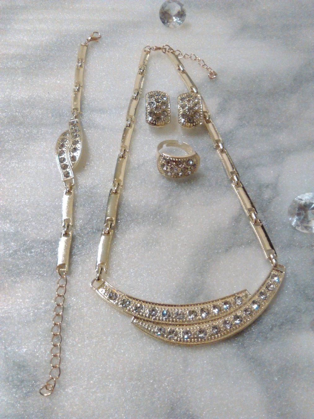 Catenine: set complete modeschmuck vergoldet – Nuovo (secondo la descrizione) da Basel venduto da bijoutrie_4 6