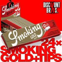 NEU █ 24× SMOKING GOLD KS Papers + Tips