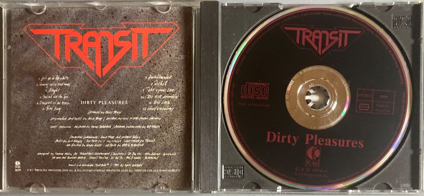 CD: TRANSIT - DIRTY PLEASURES – Usato da Poliez-Pittet venduto da Newtown-Records 2