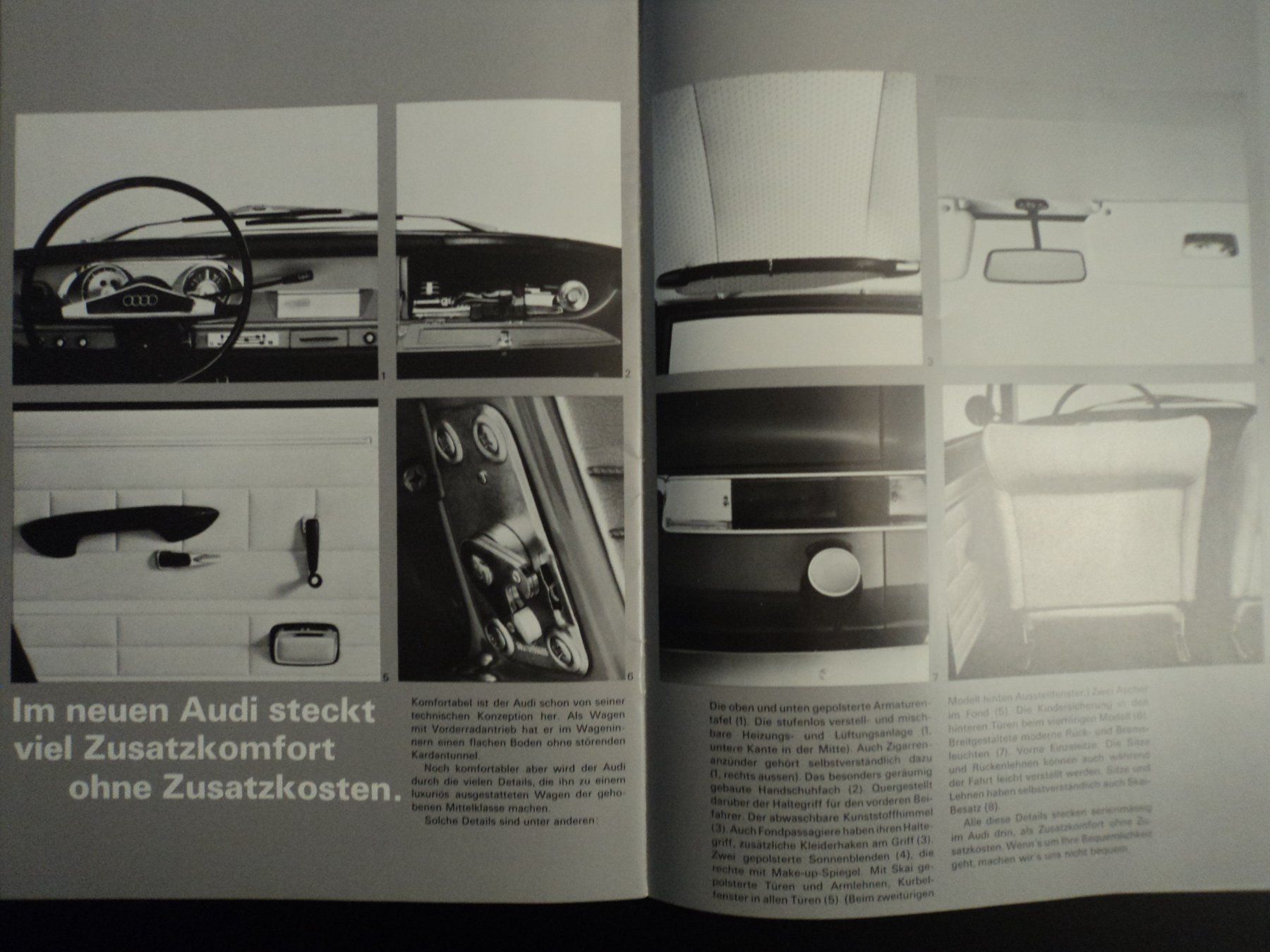 Audi Dokumente: Prospekt Audi Auto Union ca. 1966 – Gebraucht aus Schwarzenburg von modelCARama 5