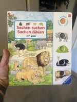 Kinderbuch Ravensburger Sachen suchen fühlen Im Zoo