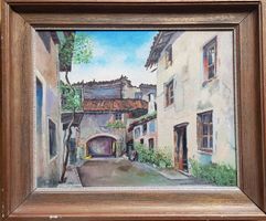 Melide Tessin  -  Rud. Schlatter   -   -    Schweizer Kunst