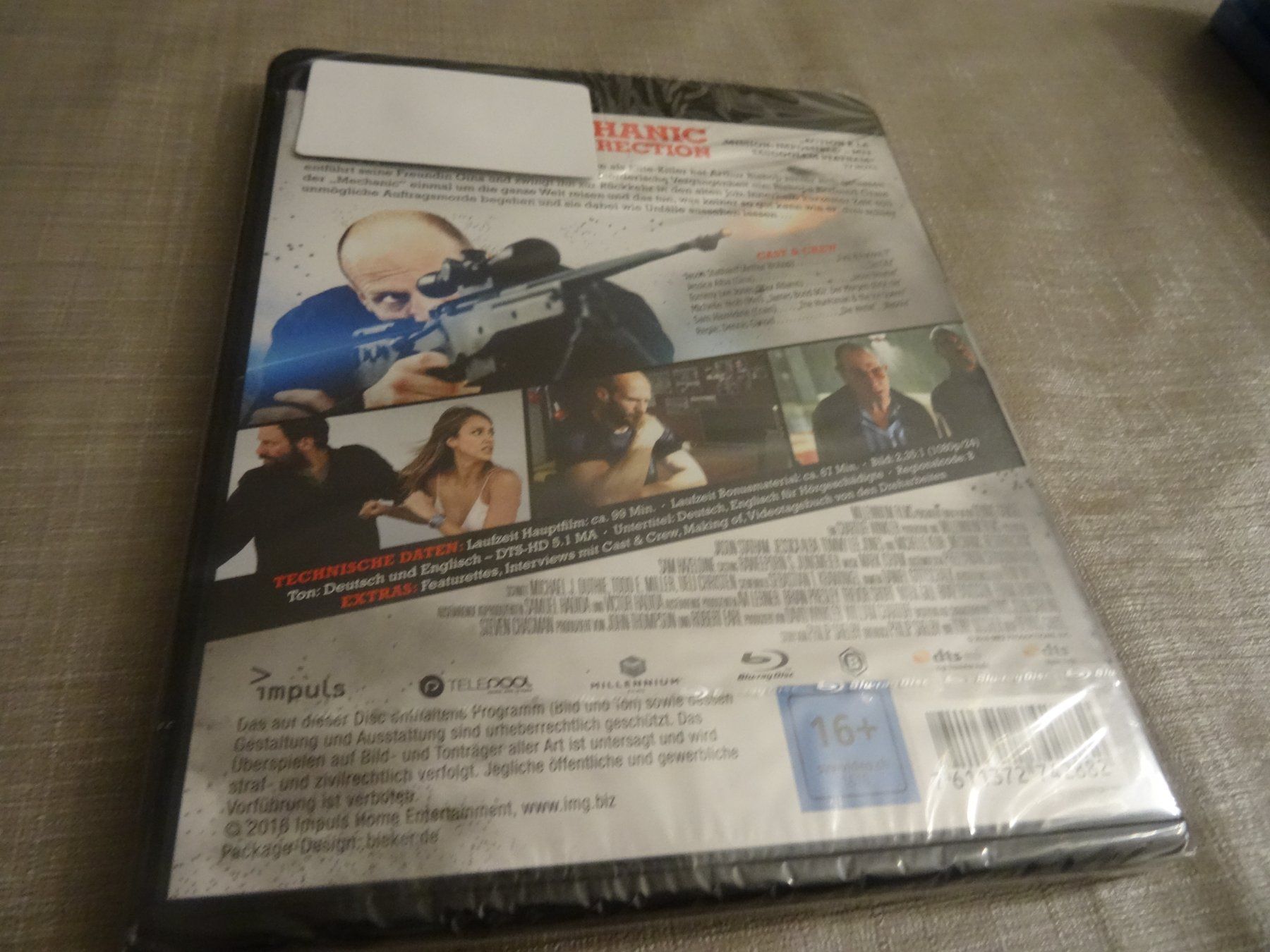Alle DVDs: Mechanic: Resurrection - Blu-ray NEU – Neu und originalverpackt aus Olten von Disc-Verkauf 1