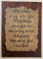 Spruchtafel Bibelspruch Spruch Bibel Englisch (Nr. 19)