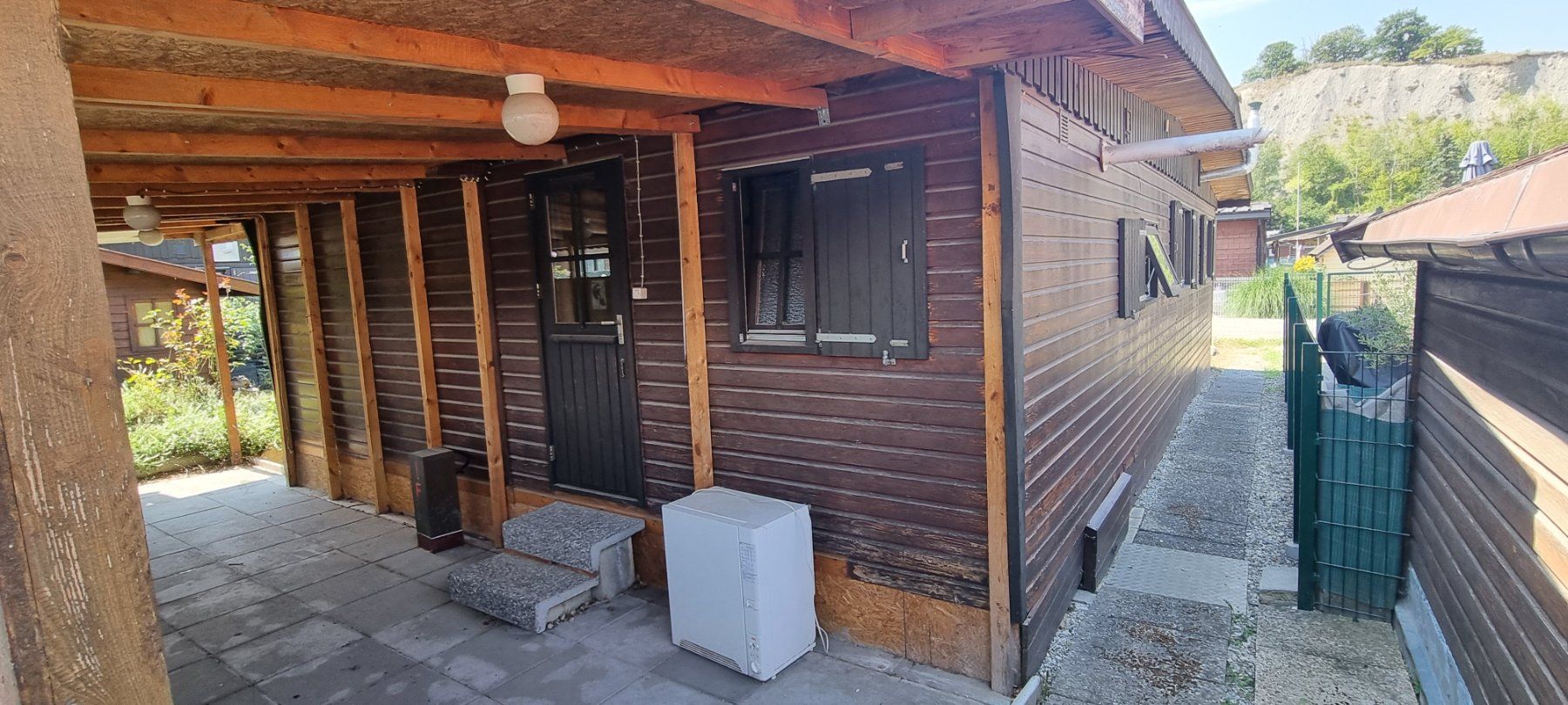 Mobilhome: Mobilhome de style chalet - Camping Robinson, Granges/Sierre – Gebraucht aus Granges VS von jer_n2b7 1