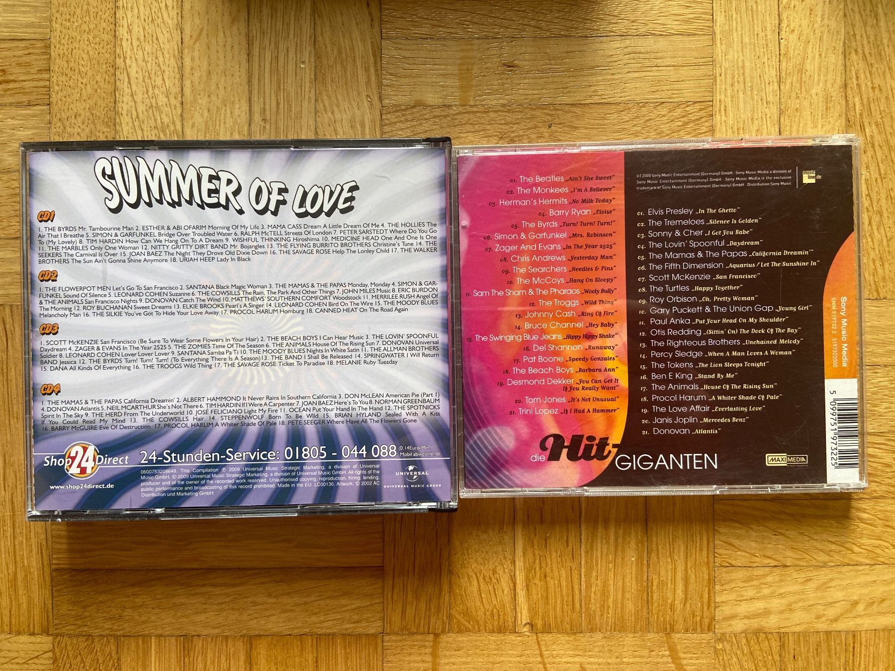 CDs: 60ies Oldies Hippies – Gebraucht aus Wabern von fingersinfactories 1