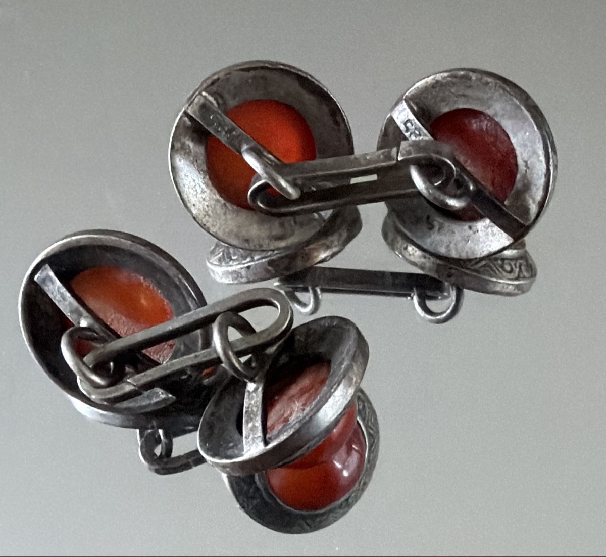 Gemelli: vintage cufflinks Silver 935 – Usato da Binningen venduto da Sophiescloset 2