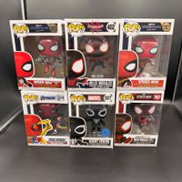 Funko Pop! Marvel 6er Set Miles Morales Iron Spider Venom