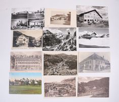 12 alte Ansichtskarten Schweiz