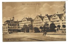 Gais (AR) Dorfplatz mit Gasthaus zur Krone - um 1915