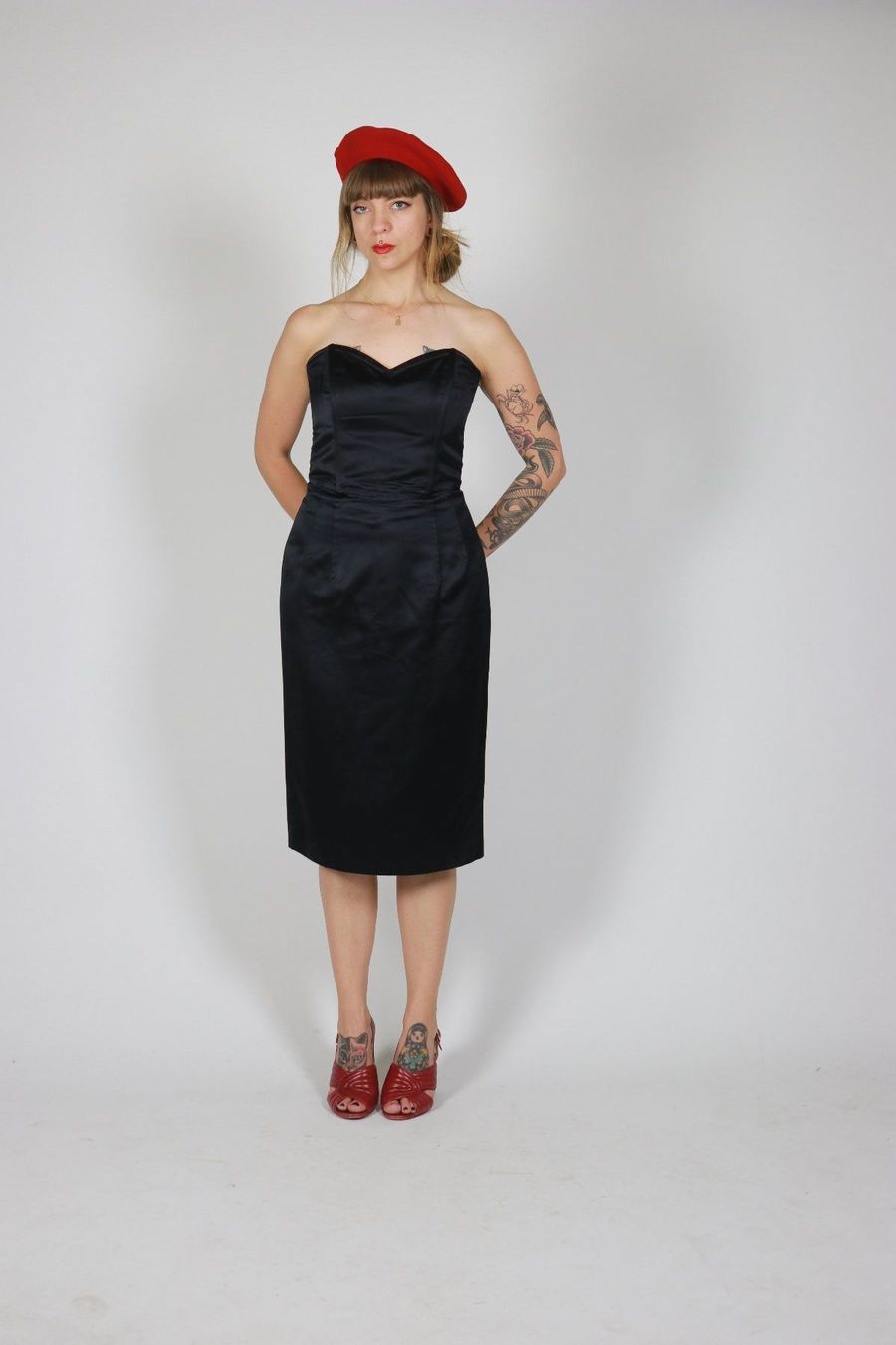 Jil Sander Vestiti: 1990er JIL SANDER Seiden Kleid - Gr.S/M – Usato da Hombrechtikon venduto da BAZ-Vintage 1