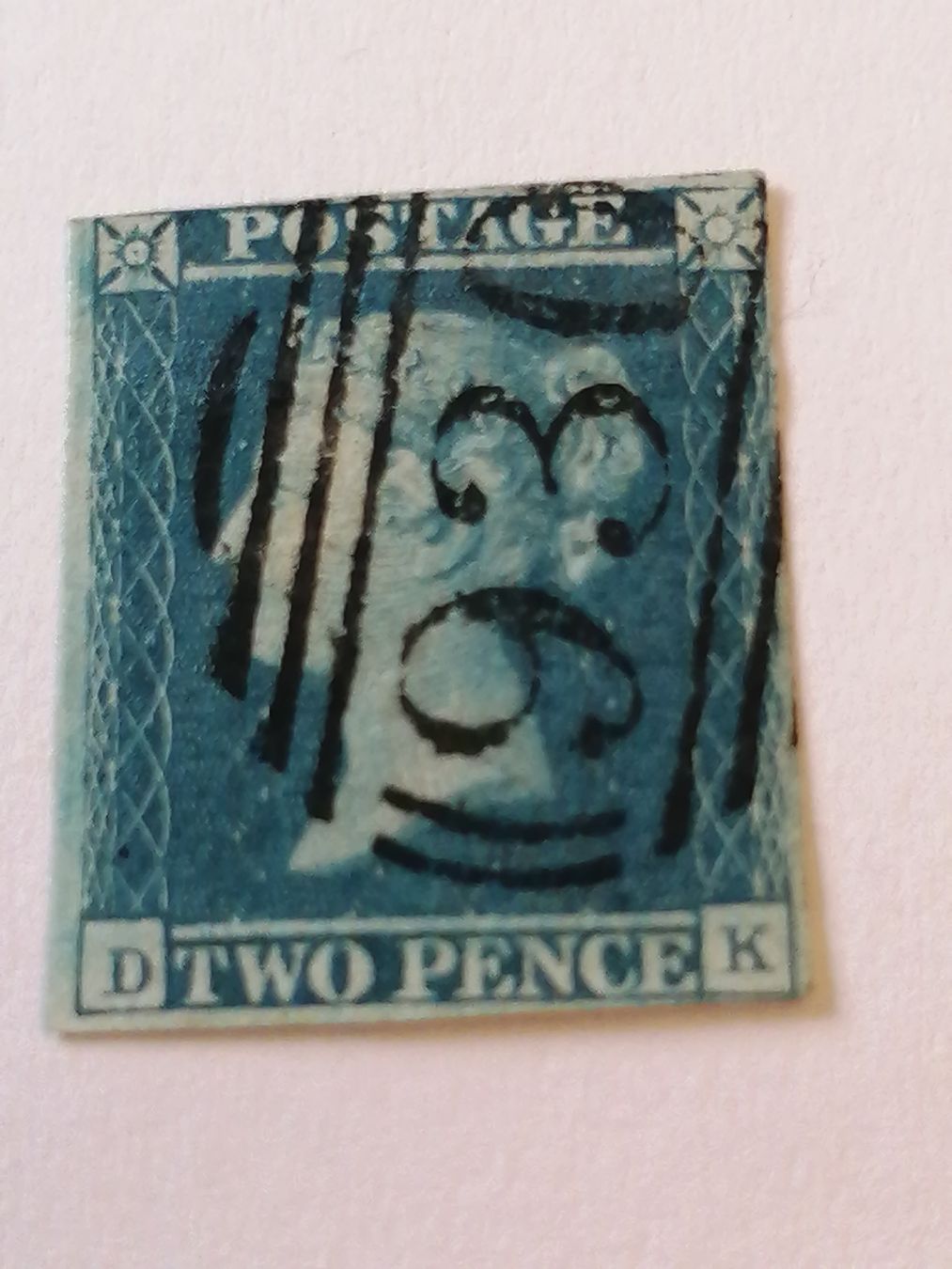 Tous les timbres: Two Pence Blue 1841, Platte 3 – D'occasion à Happerswil par tschergi