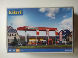 Tankstelle, Bausatz von Kibri H0, Fabrikneu