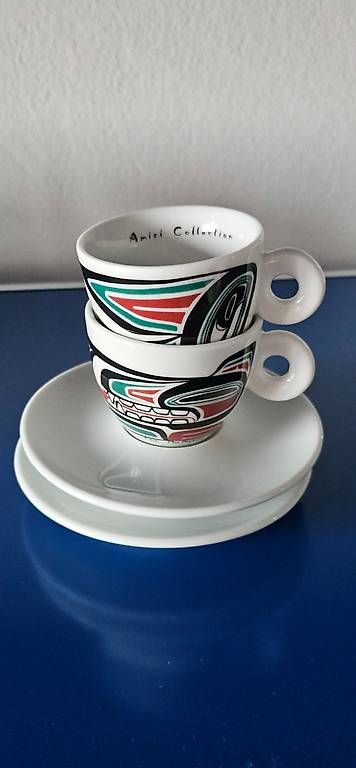Amici Tazze: Amici Collection ILLY 8 ESPRESSOTASSEN 1996 Eric Macpherson – Usato da Rüti GL venduto da 4oops 1