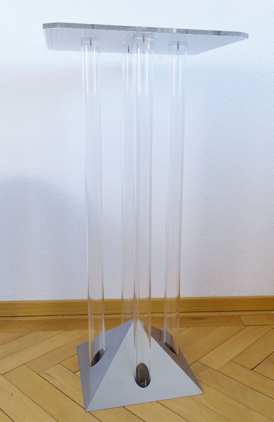 Tavoli: 2er Set - Beistelltische / Blumenhocker/ Bartisch Acrylglas – Usato da Solothurn venduto da hli_n69n 1