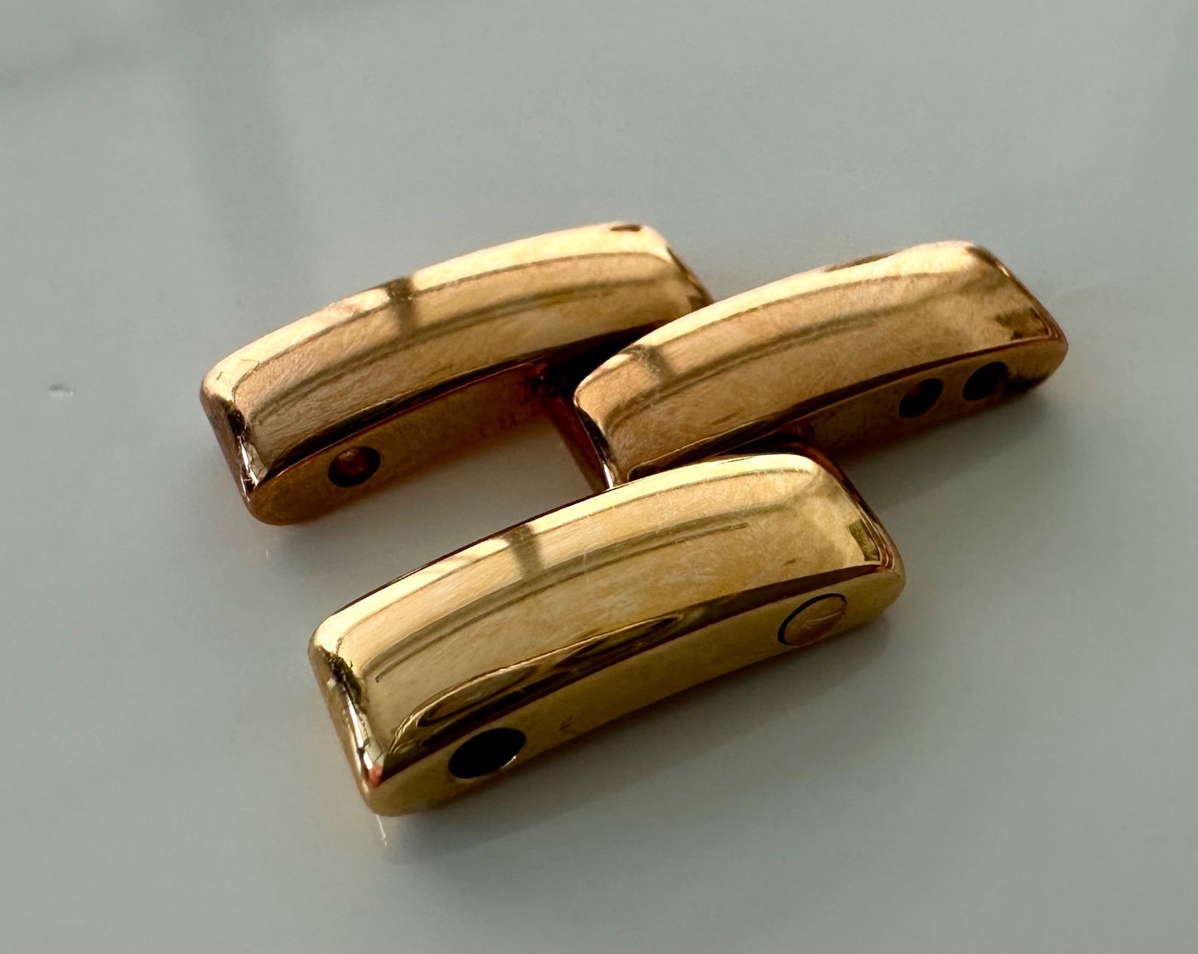 Baume & Mercier Orologi: BAUME & MERCIER LINEA  - MAILLON DORÉ 14 mm – Nuovo (secondo la descrizione) da Conthey venduto da advisia 1
