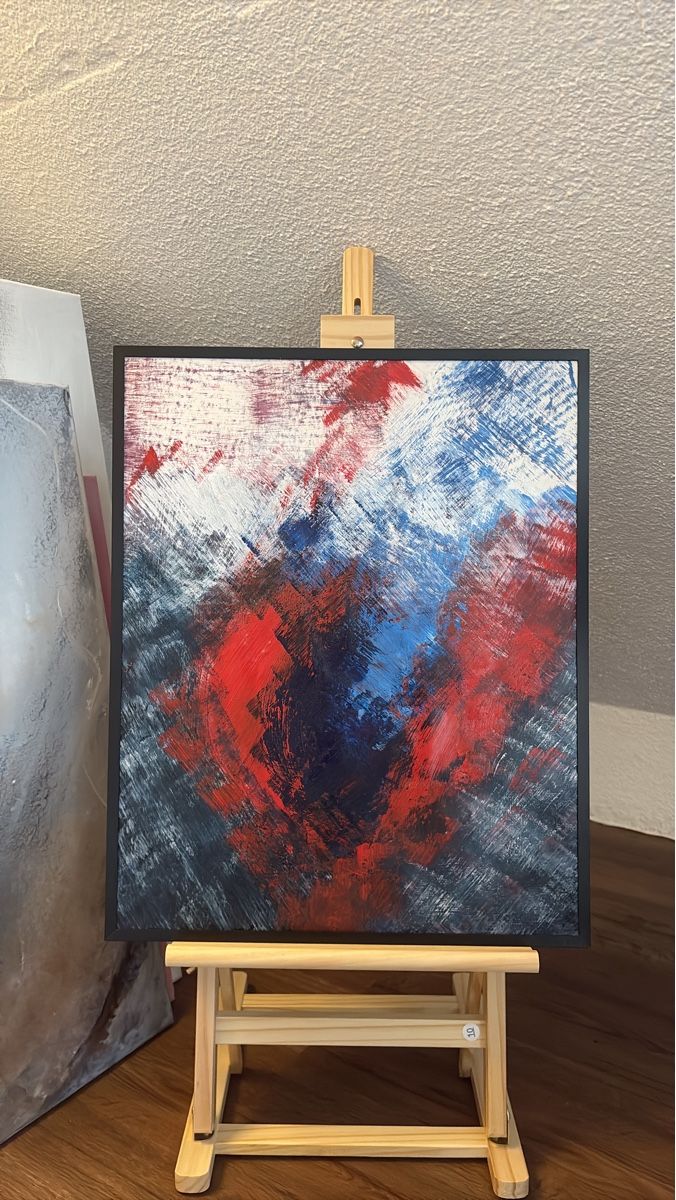 Dipinti: Abstract Painting on paper with frame 35x45cm – Nuovo (secondo la descrizione) da Zürich venduto da Asybb