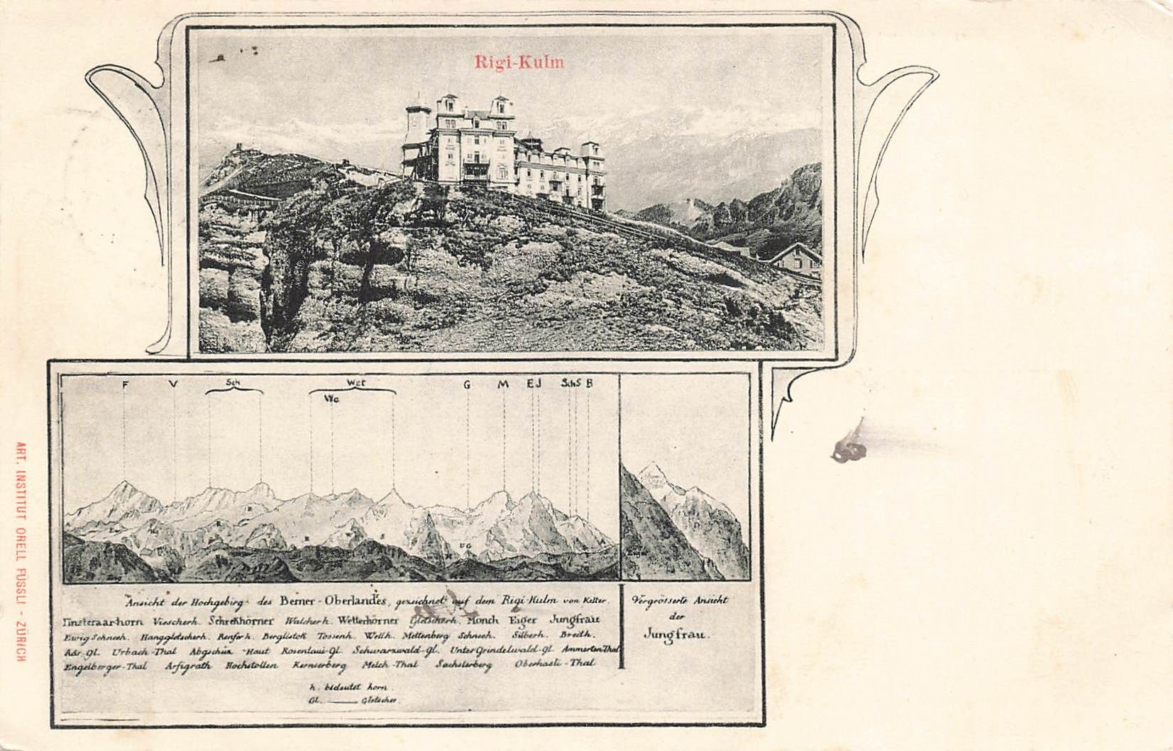 Cartoline postali: Rigi Kulm – Usato da Biasca venduto da Blenio71