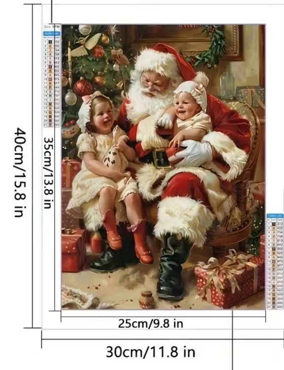 Kit De Diamond Painting - Père Noël - Diamond Dotz | Les Ciseaux Magiques